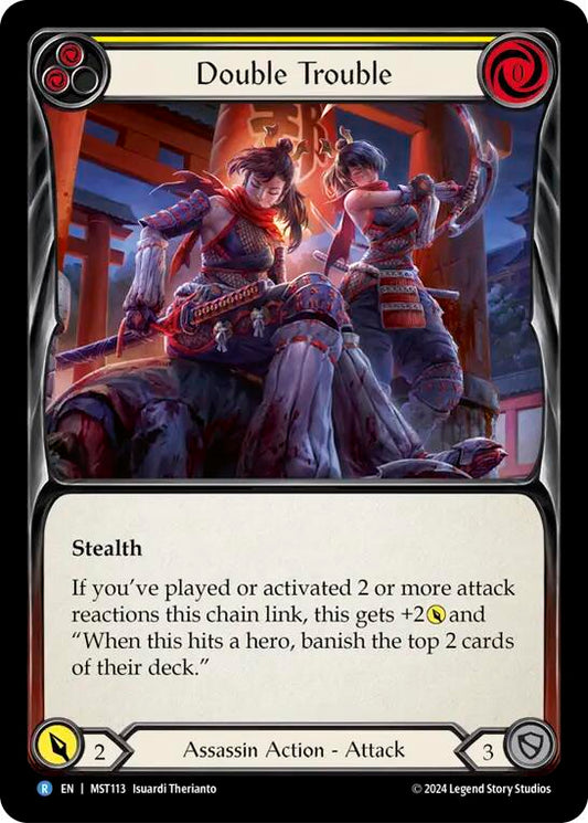 Flesh and Blood TCG: Double Trouble (Yellow) image