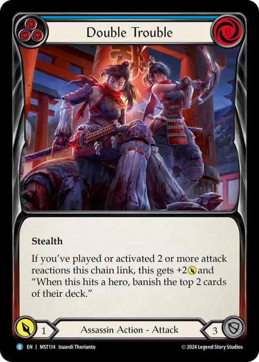 Flesh and Blood TCG: Double Trouble (Blue) image