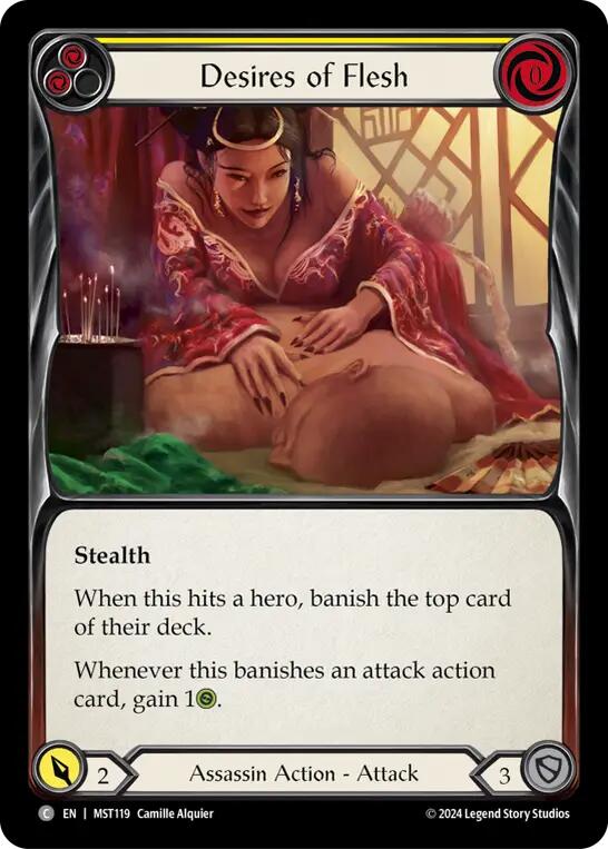 Flesh and Blood TCG: Desires of Flesh (Yellow) image