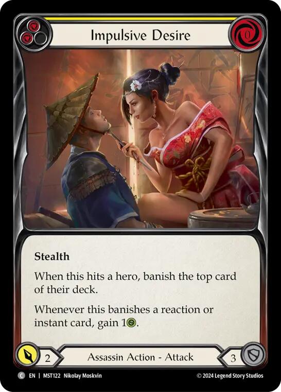 Flesh and Blood TCG: Impulsive Desire (Yellow) image