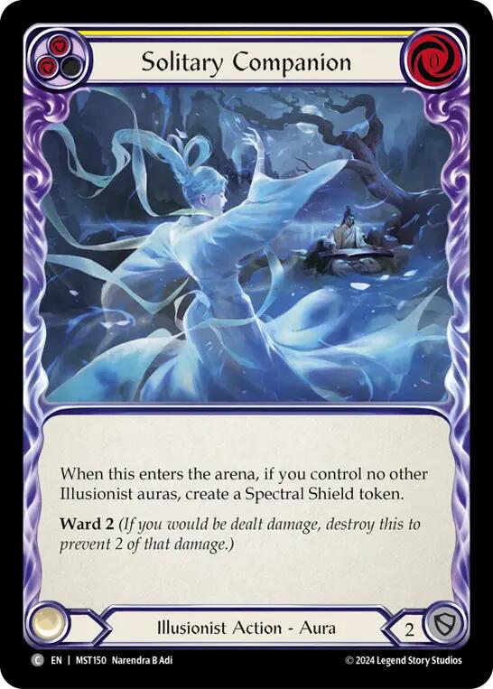 Flesh and Blood TCG: Solitary Companion (Yellow) image