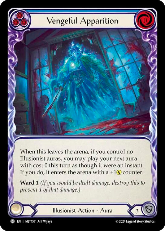 Flesh and Blood TCG: Vengeful Apparition (Blue) image