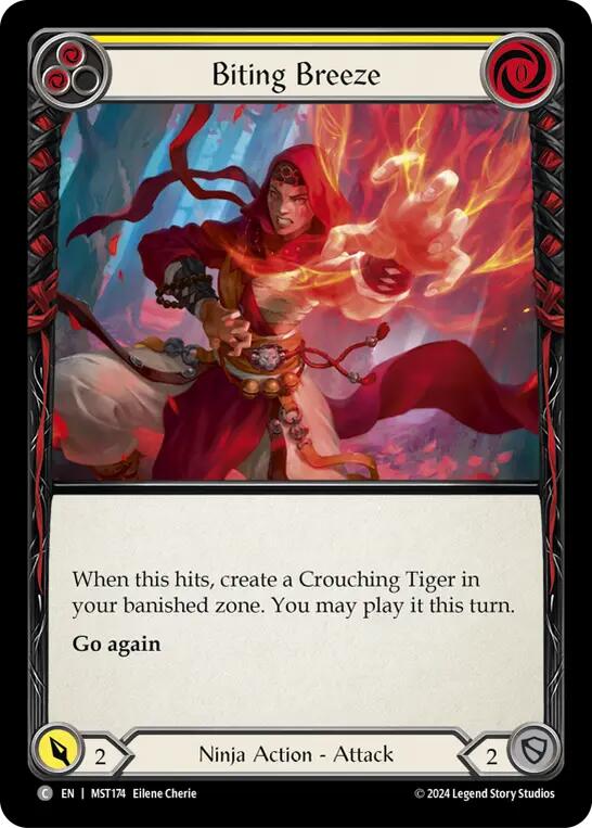 Flesh and Blood TCG: Biting Breeze (Yellow) image