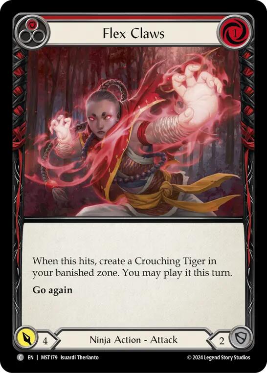 Flesh and Blood TCG: Flex Claws (Red) image