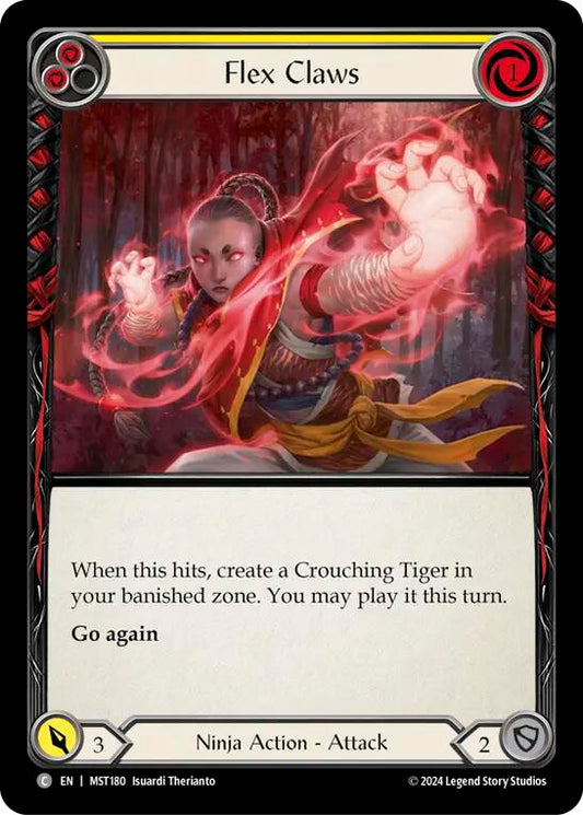 Flesh and Blood TCG: Flex Claws (Yellow) image