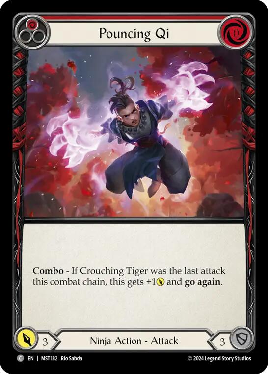 Flesh and Blood TCG: Pouncing Qi (Red) image