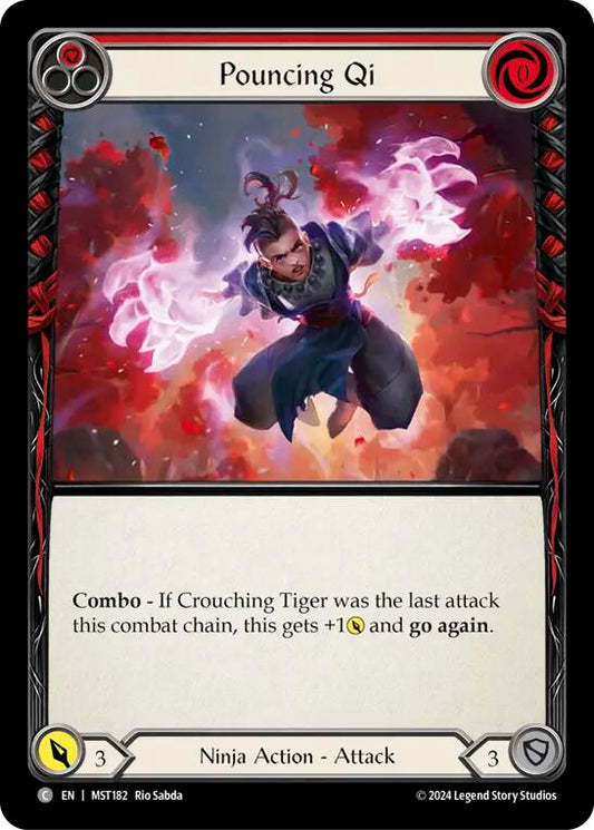 Flesh and Blood TCG: Pouncing Qi (Red) image