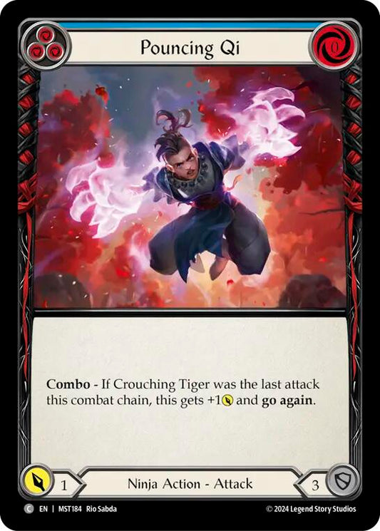 Flesh and Blood TCG: Pouncing Qi (Blue) image