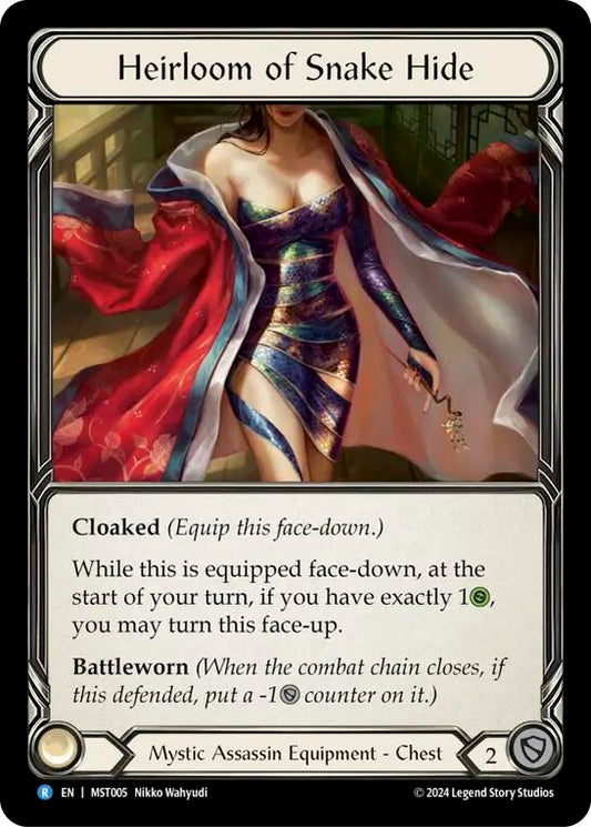 Flesh and Blood TCG: Heirloom of Snake Hide image