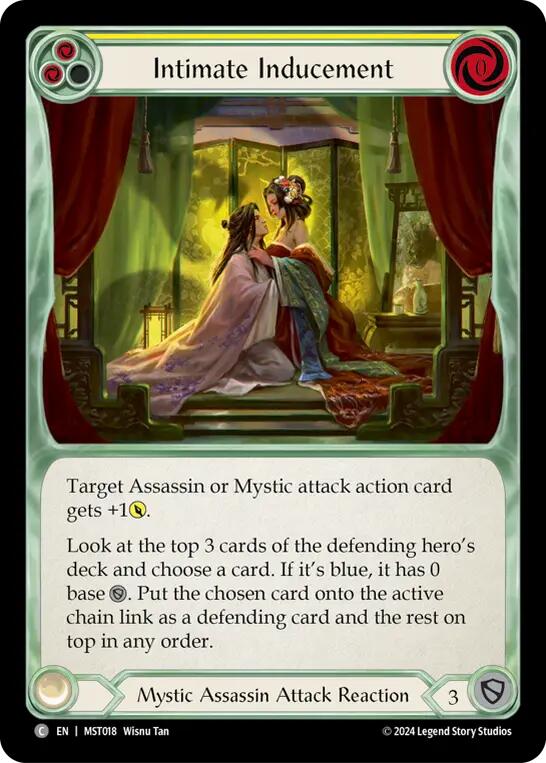 Flesh and Blood TCG: Intimate Inducement (Yellow) image