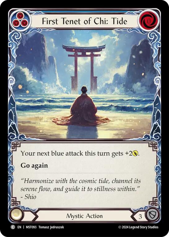 Flesh and Blood TCG: First Tenet of Chi: Tide image