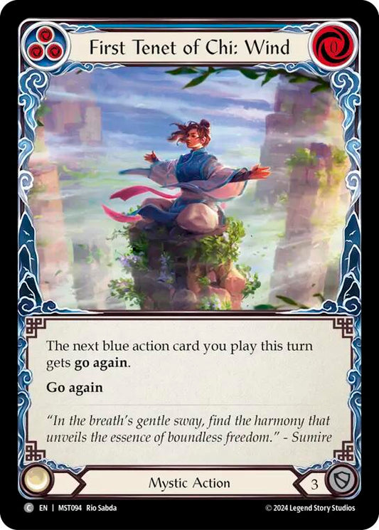 Flesh and Blood TCG: First Tenet of Chi: Wind image