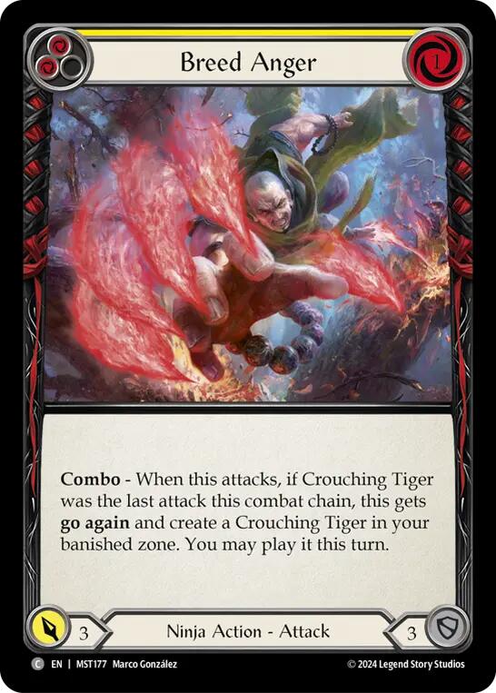 Flesh and Blood TCG: Breed Anger (Yellow) image