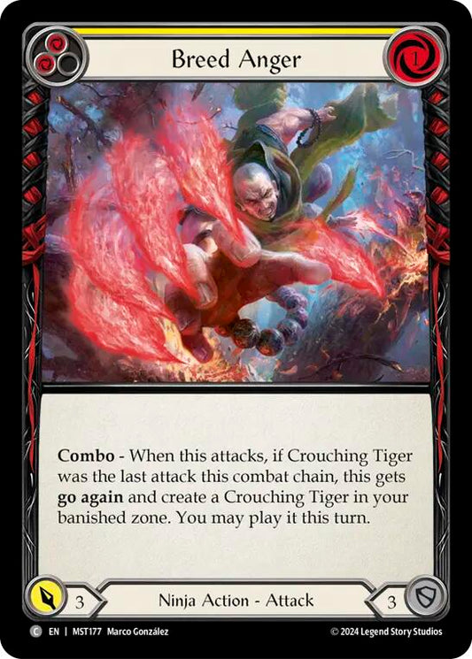 Flesh and Blood TCG: Breed Anger (Yellow) image