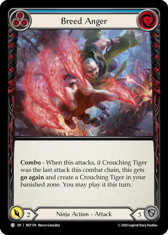 Flesh and Blood TCG: Breed Anger (Blue) image