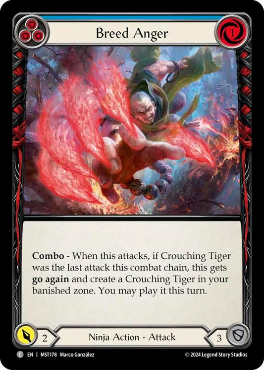 Flesh and Blood TCG: Breed Anger (Blue) image