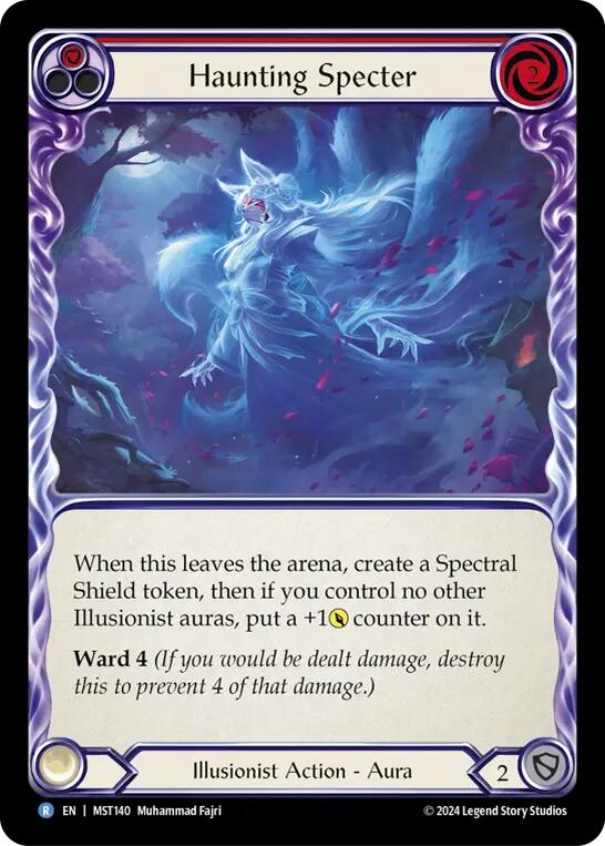 Flesh and Blood TCG: Haunting Specter (Red) image