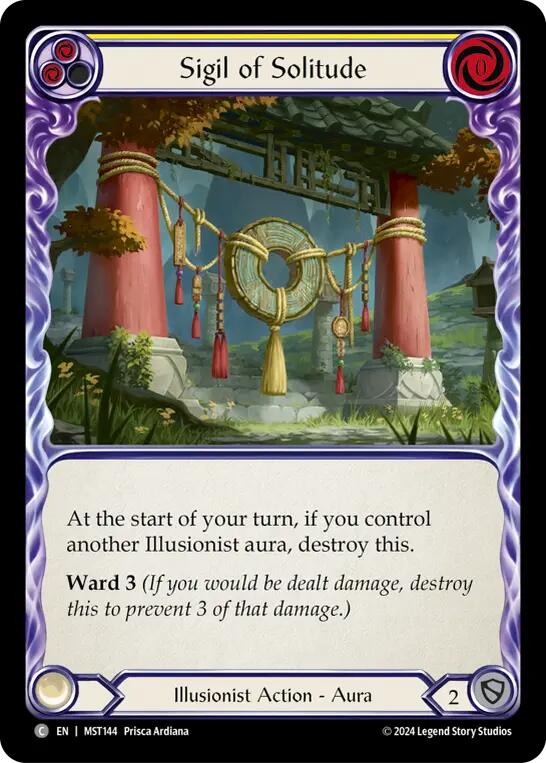 Flesh and Blood TCG: Sigil of Solitude (Yellow) image
