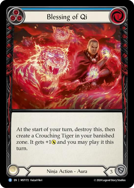 Flesh and Blood TCG: Blessing of Qi (Blue) image