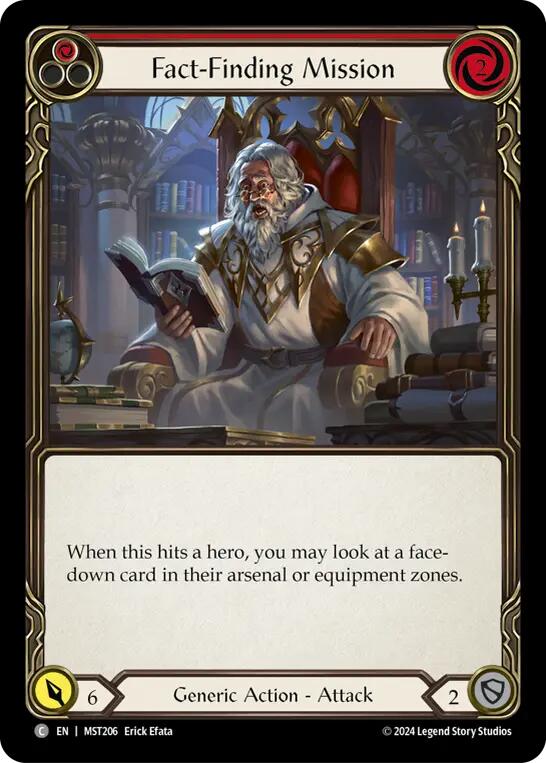 Flesh and Blood TCG: Fact-Finding Mission (Red) image