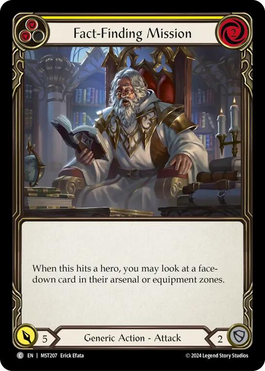 Flesh and Blood TCG: Fact-Finding Mission (Yellow) image