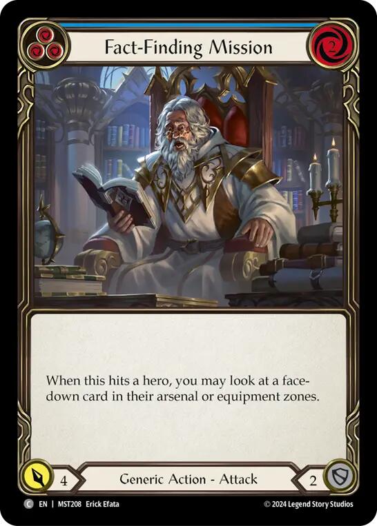 Flesh and Blood TCG: Fact-Finding Mission (Blue) image