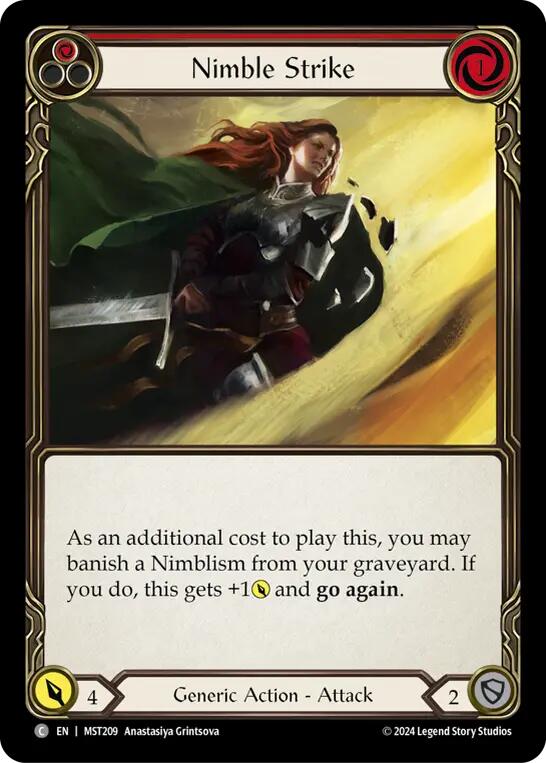 Flesh and Blood TCG: Nimble Strike (Red) image