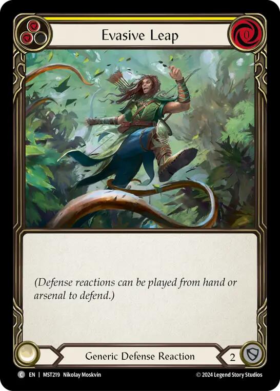 Flesh and Blood TCG: Evasive Leap (Yellow) image