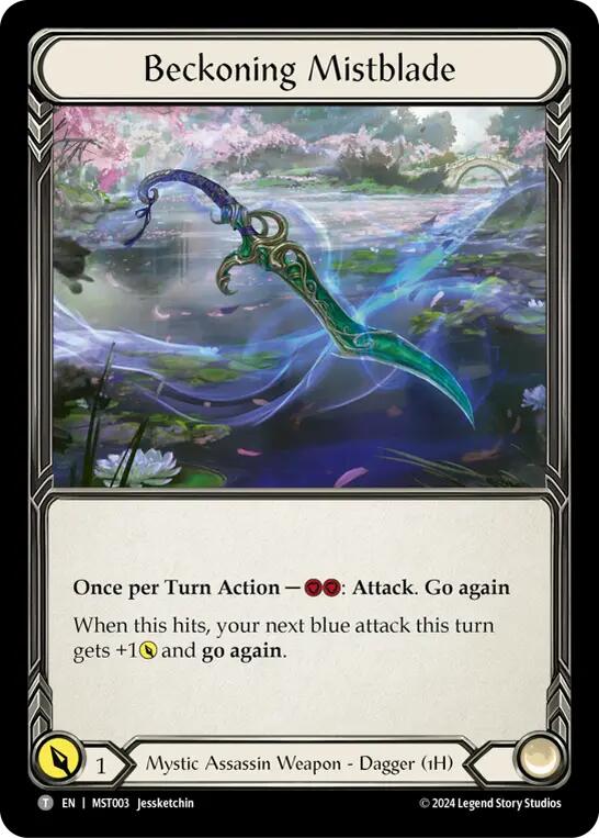 Flesh and Blood TCG: Beckoning Mistblade // Spectral Shield image