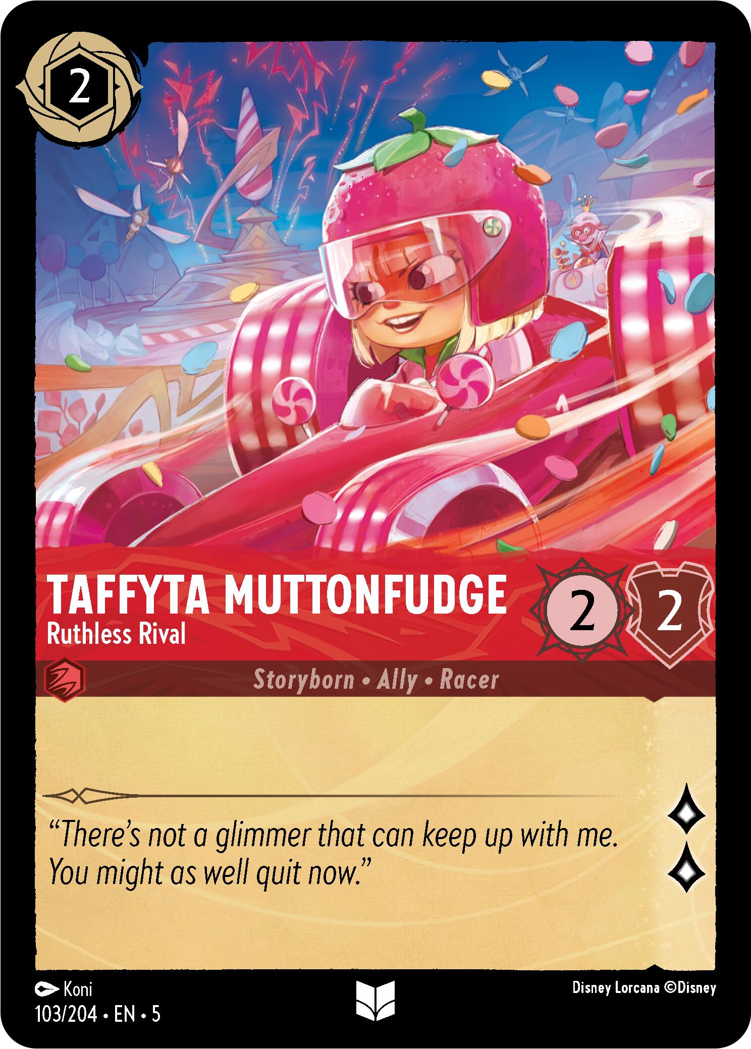 Disney Lorcana: Taffyta Muttonfudge - Ruthless Rival card image