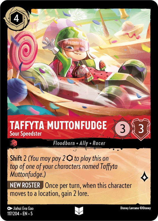 Disney Lorcana: Taffyta Muttonfudge - Sour Speedster card image