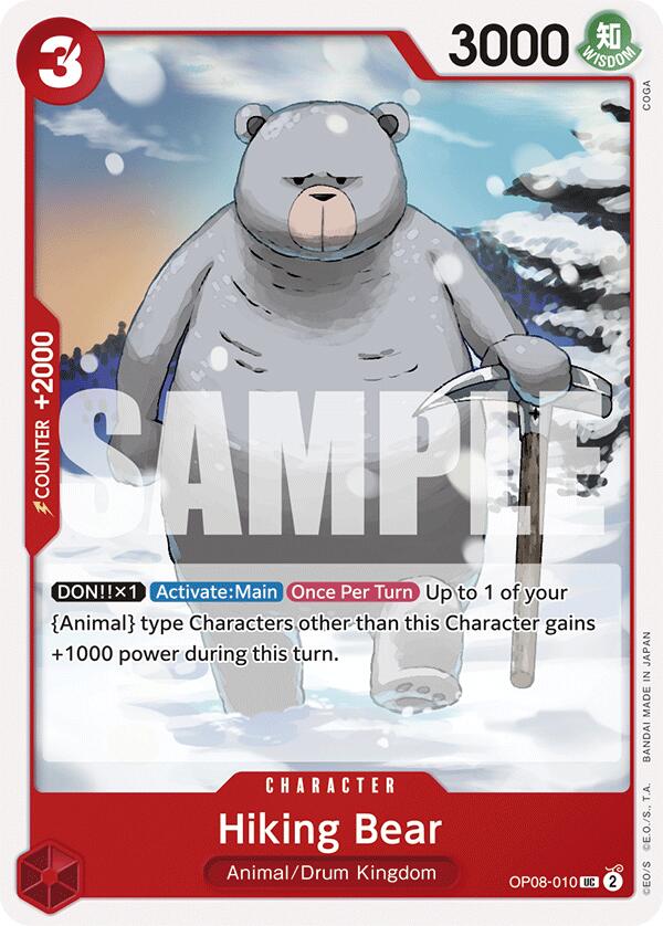 One Piece Card Game: Hiking Bear card image