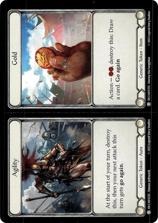 Flesh and Blood TCG: Agility // Gold // Might // Vigor image