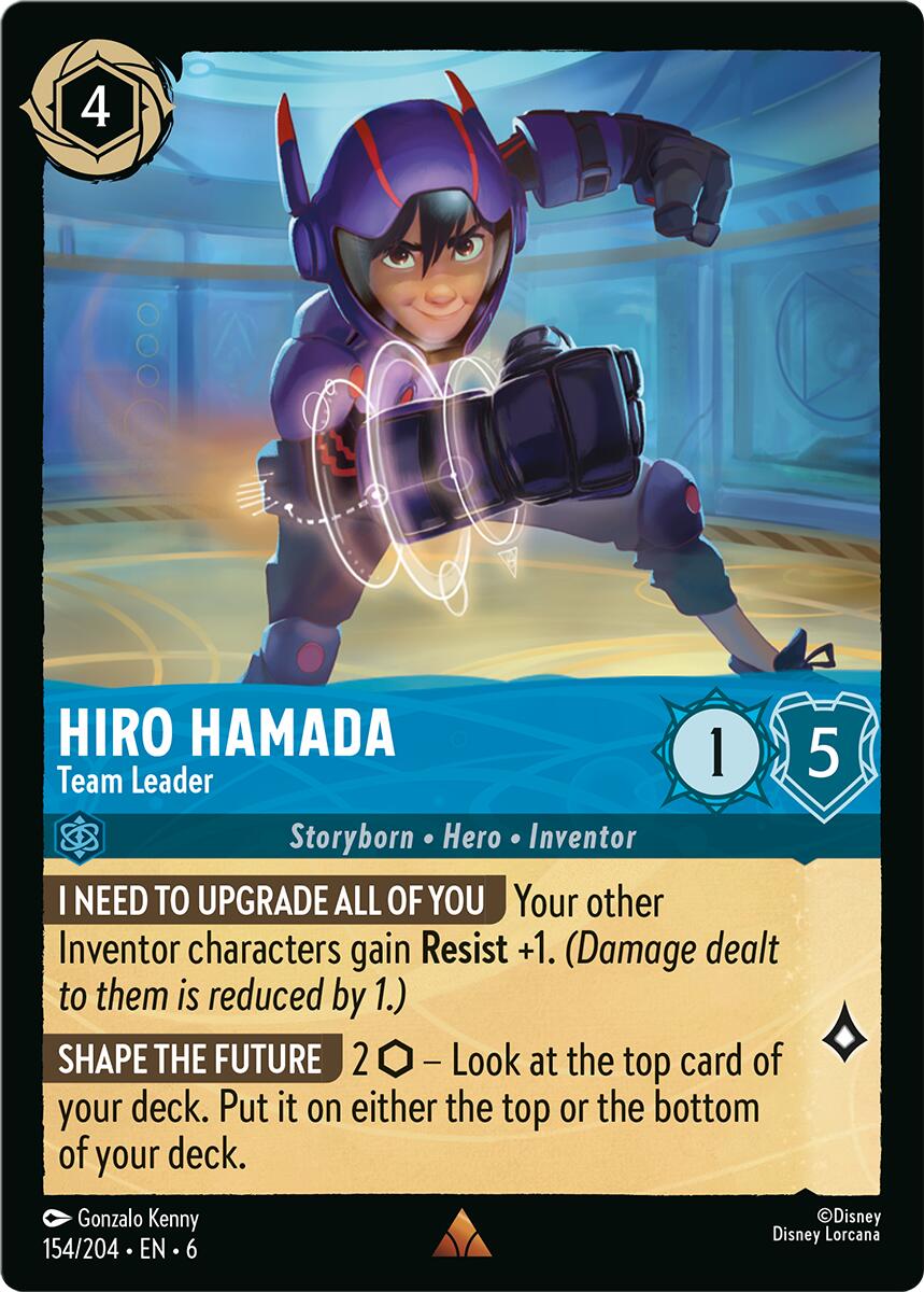 Disney Lorcana: Hiro Hamada - Team Leader card image