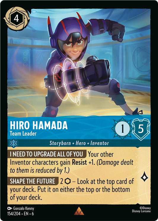 Disney Lorcana: Hiro Hamada - Team Leader card image