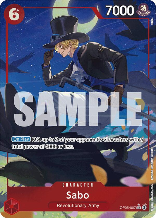 One Piece Card Game: Sabo (OP05-007) (Alternate Art) card image