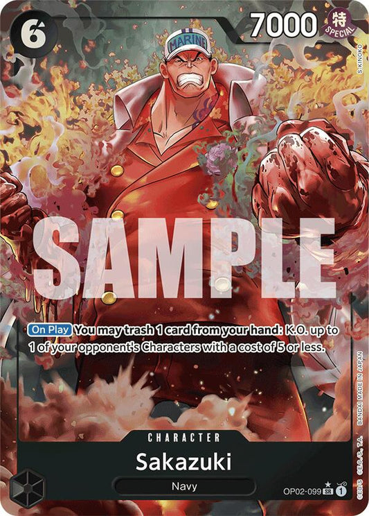 One Piece Card Game: Sakazuki (Alternate Art) card image