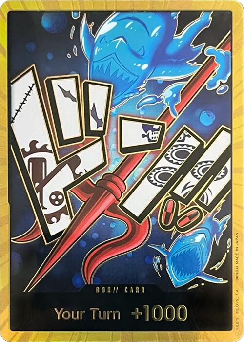 One Piece Card Game: DON!! Card (Hody Jones) (Gold) card image