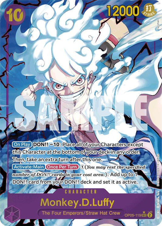 One Piece Card Game: Monkey.D.Luffy (OP05-119) (Alternate Art) card image