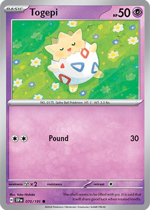 Pokemon: Togepi card image