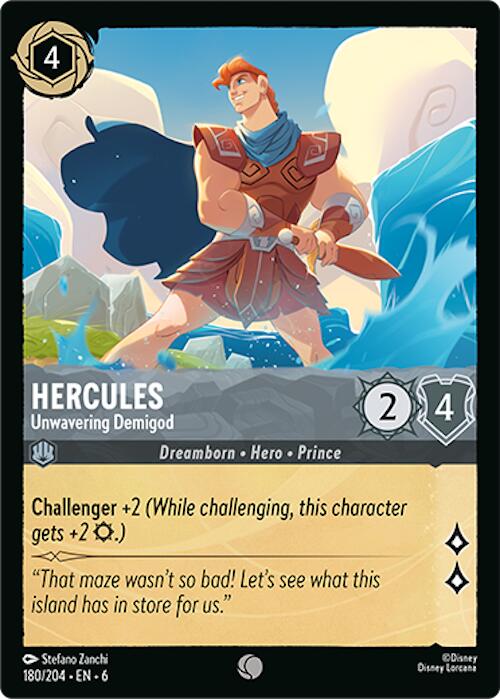 Disney Lorcana: Hercules - Unwavering Demigod card image