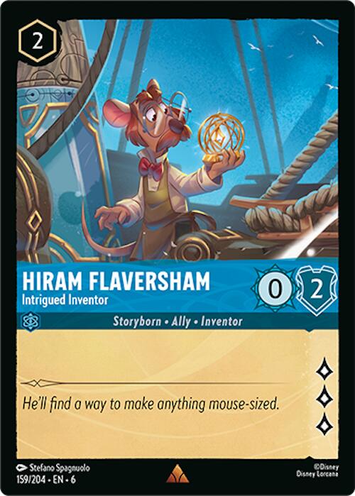 Disney Lorcana: Hiram Flaversham - Intrigued Inventor card image