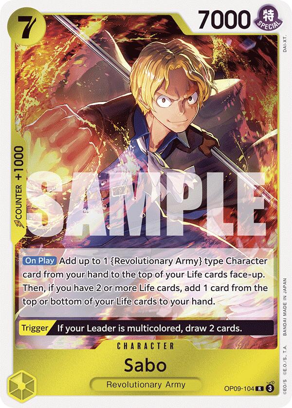 One Piece Card Game: Sabo (104) card image