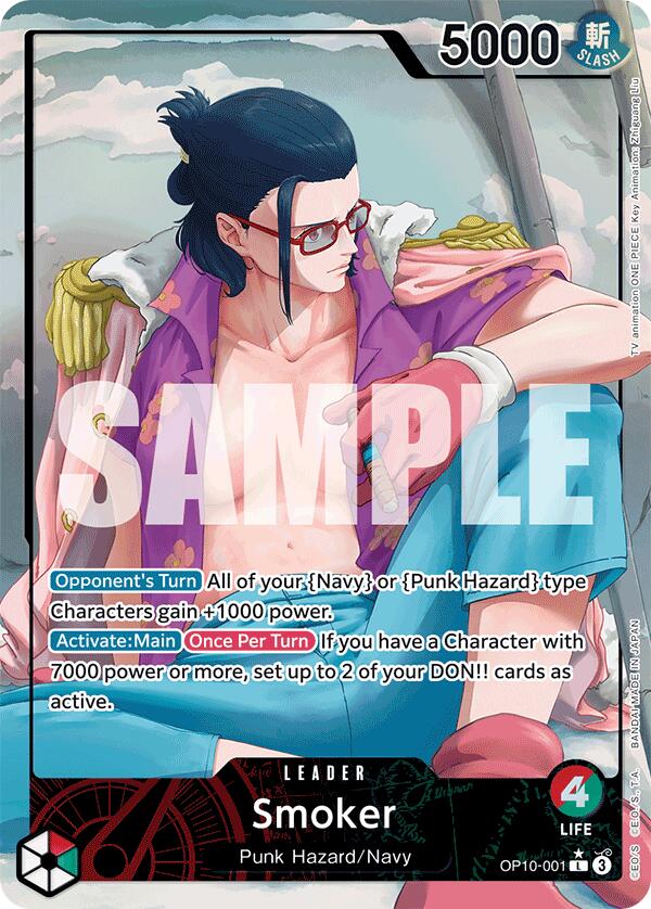 One Piece Card Game: Smoker (001) (Parallel) card image