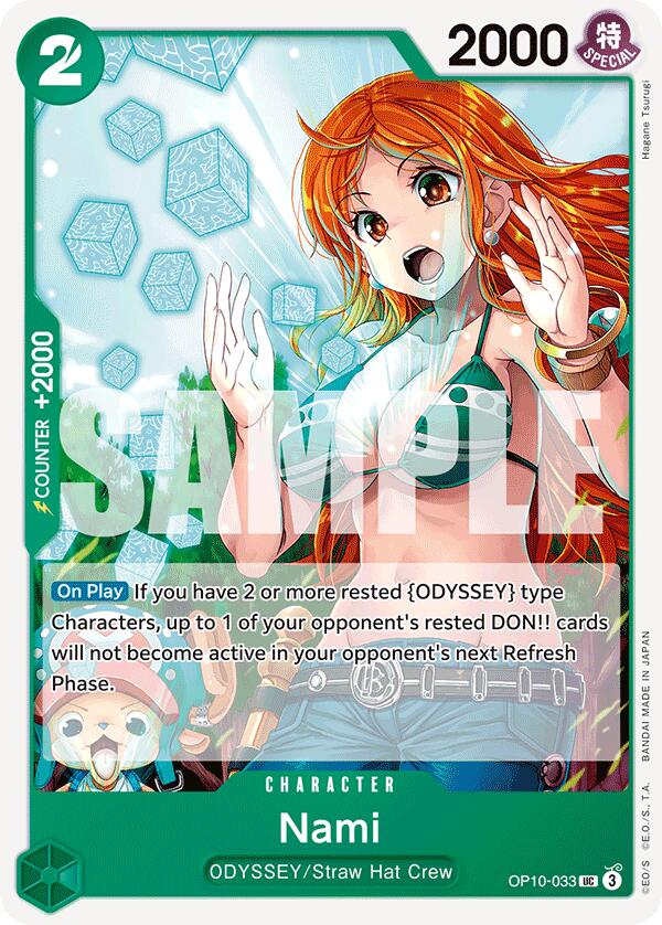 One Piece Card Game: Nami (033) card image