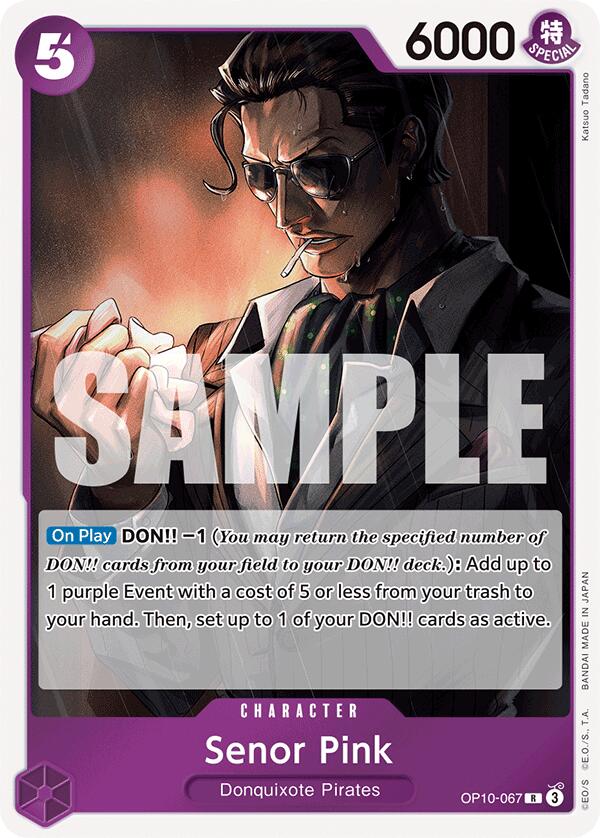 One Piece Card Game: Senor Pink card image