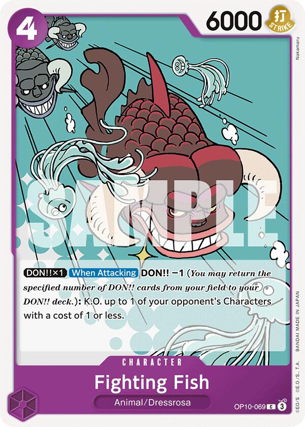 One Piece Card Game: Fighting Fish card image