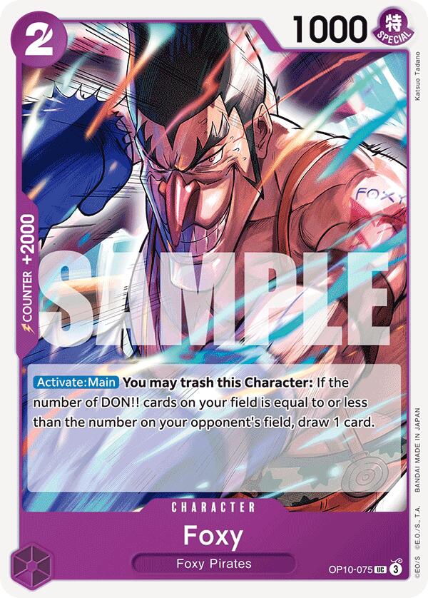One Piece Card Game: Foxy card image