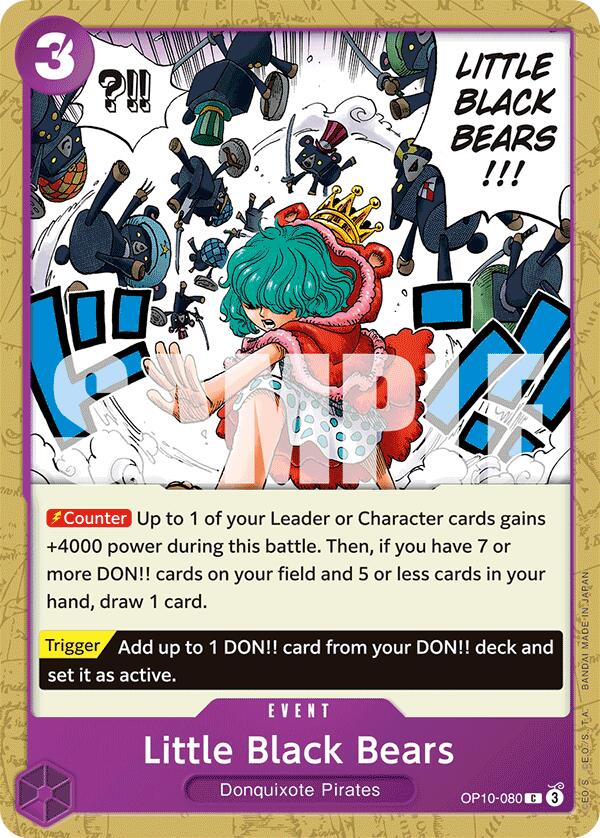 One Piece Card Game: Little Black Bears card image