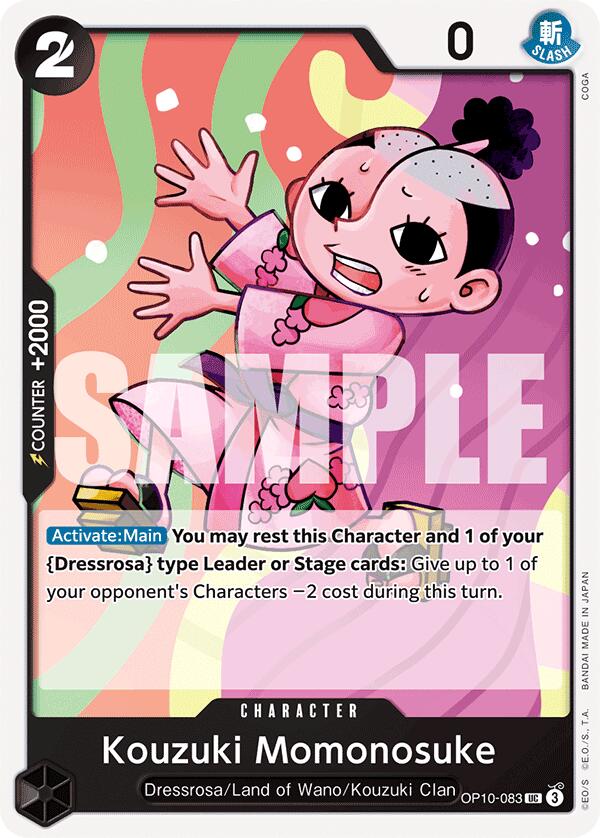 One Piece Card Game: Kouzuki Momonosuke (083) card image